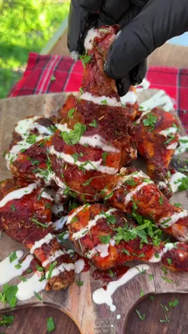 Spice up your life with these delectable Browned Butter Sriracha-Injected Chicken Drumsticks. They are expertly dusted with a pinch of Cajun seasoning and smoked to perfection, all monitored using my @MEATER Block to ensure the ideal temperature 🍗🔥 Each bite delivers a flavor explosion of sweetness, spiciness, and smokiness! #SpicyLife #MeaterBlockMagic #CajunCuisine #SmokedToPerfection
