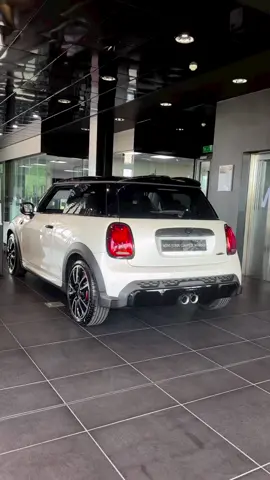 Nanuq White MINI Hatch John Cooper Works 🏁 What do you think to this pocket rocket 🚀?  #mini #minihatch #minijcw #minijohncooperworks #jcw #fyp #inchcapeuk 