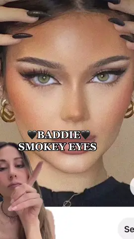🖤Baddie smokey eyes tutorial ✨#smokeyeye #smokeyeyes #smokyeye #smokyeyes #smokeyeyemakeuplook #smokeyeyetutorialً #smokeyeyesmakeup 