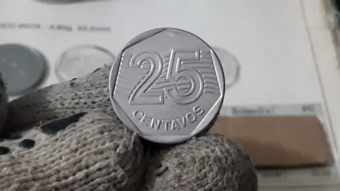 SORTUDO VOCÊ TEM ESSA MOEDA VALIOSA? 25 CENTAVOS ANO 1995 OLHA O VALOR 💲 20 A 30 REAIS 💸 👍