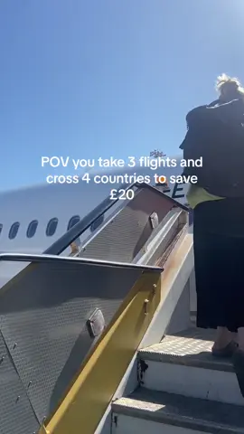 Obviously all the money saved was wasted on airport food lol #travel #Summer #vlogtok #portugal #algarve 