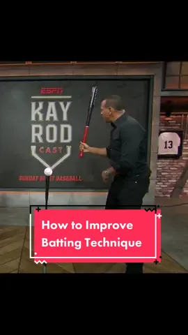 My 2 cents on how to improve batting technique. #MLB #battingpractice #baseballtiktok #baseballtraining #arod 