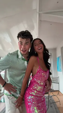 Forced him to do this for my bday. Also getting barbie and ken vibes with these colors.                                                                   #birthdayoutfit #couple #relationships #dress #transition #OOTD 