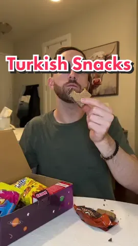 More snacks from Turkey! 🤌 #turkishfood #turkish #exoticsnacks #snackreview #foodreview #tastetest 
