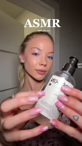 Good night  #nightskincareroutine #skincare #asmr #asmrsound #thatgirlaesthetic #viral #asmrskincareroutine #selfcaretiktok #satisfying #cleangirlaesthetic #selfcareroutine #foryou #dc 