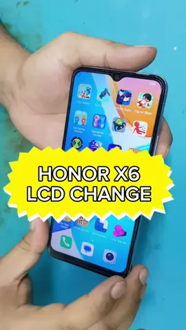 honor x6 lcd change 