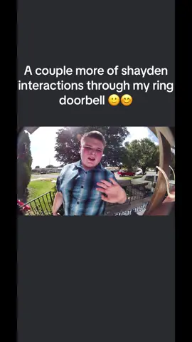 Two of many interaction with shayden on my ring doorbell 🤣 #shayden #amarillo #newfriend #kind #sweetkid #fyp #explore #viralvideo 