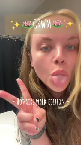 #GRWM for my #hotgirlwalk 👟 my first ever GRWM, so lets hope I don’t bore y’all 😬 