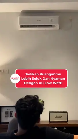AC Low Watt ini cocok banget untuk ruangan dirumah kamu yang jarang terbuka maupun tertutup, karena dengan teknologi Garuda Wing Airflow, udara dingin dirumah mu akan tersebar secara merata pastinya. Yuk checkout AC Sharp di keranjang kuning! #PintarPakaiSharp #homeliving #gayadirumah #ionplasmacluster #electroniccanggih #electronicanakmuda