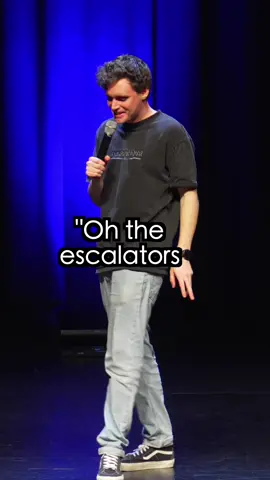This person has a fear of Escalators 😬 #standupcomedy #standup 