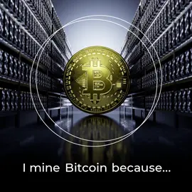 iMine Bitcoin because I believe in a decentralized world. Bitcoin is often seen as a pioneer in the decentralized cryptocurrency space, as it operates on a peer-to-peer network without the need for central authorities like banks or governments. #iMine #miningbitcoin #decentralized #cryptocurrency