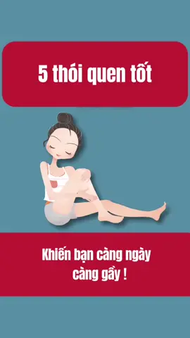 👩‍🍳 5 thói quen tốt khiến bạn càng ngày càng gầy! 💃👯 #healthy #giảmcân #giảmmỡ #khỏemạnh #eatclean #cáchgiảmcân #giảmcânantoàn 