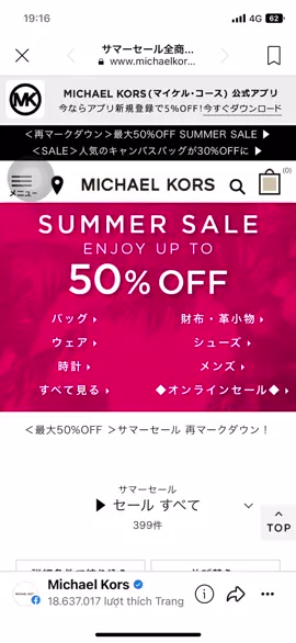 Sale 50% lận ce ơi#michaelkors 
