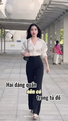 Gợi ý hai dáng quần cơ bản mà nàng nào cũng nên có, ứng dụng cao phù hợp mọi phong cách #thoitrangnu #thoitrangcongso #congso #quần #áo #xuhướng #BBSTORE 