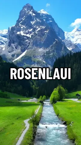 The perfect place to relax...🧘🏻‍♂️ 📍Rosenlaui🇨🇭Switzerland  #rosenlaui #switzerland #swissalps #relax #naturelove #swissbeautiful 