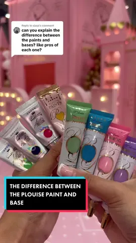 Replying to @slays The difference between our Paint and our Base🔥✨ Which one do you prefer? #plouisebase #plouise #plouisemakeup #makeuptutorial #plouise_makeup_academy #viralmakeup 