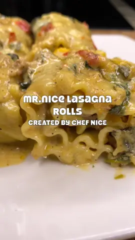 Im too nice its in da name ✨🏌🏾 Lasagna White Roll Ups Meat:  2lb of Ground Turkey Seasoned with Steezy 6 & Smoked Paprika  (Salt, Black Pepper, Cayenne Pepper, Cajun, Garlic Powder, & Onion Powder) Pasta: 12-15 Lasagna Noodles Follow instruction box for cooking add some salt on that water for flavor & taste it that way you know where you stand & then add just a little bit of oil so the noodles don’t stick as hard together.  Veggies & White Sauce: Dice some Bell peppers with salt & pepper About 2 Tsp of Oil Add 1/2 Cup of Butter Let it cook for about 4-5 min Add 2 Cups of Heavy Cream Season with Steezy 4 cause we already added salt & pepper (Cayenne Pepper, Cajun, Garlic Powder & Onion Powder) 2 Cups of Muenster Cheese (Mozzarella or Gouda is fine) 1 Tbsp of White Truffle Oil  1-2 Cup of Spinach  Assemble & Oven: On the roll add shredded cheese then the ground Turkey & roll it up Add some of that white sauce on the bottom of your pan before putting your roll ups‼️ Go ahead place them roll ups in da glass pan  Add White Sauce on top Then some shredded cheese on top  Into the oven at 400°F  for about 20 or until golden brown ENJOY It’s Ya Boy NiceNSteezy Makes It Look Too Eaaasy Maaane ✨🏌🏾 #lasagna #lasagnarollups #lasagnarolls #dinner #DinnerIdeas #lunch #lunchideas #pasta #pastalover #delicious #yummy #Recipe #recipes #fyp 
