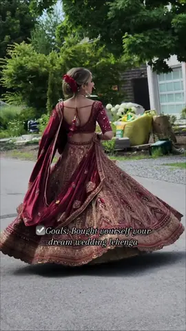 I grew up in a single parent family, where I’ve seen my mom struggle and save every penny to get us where we are today. Hard work is key to a successful life. I’m proud of myself for being able to push my barriers, work hard, build the life I’d always imagined and realize my dream wedding🥹 Always keep trying and never stop!  . . #weddinglehenga #bridallehenga #punjabiwedding #indianbridalwear #mauritiangirl #mywedding #hardwork #keepgoing 