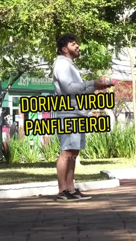 DORIVAL VIROU PANFLETEIRO! #onettotomazfc #dorival #fyp #pegadinha #viralvideo 