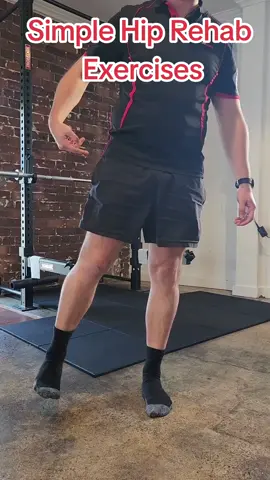 Simple Hip Rehab Exercises to try - use these if you have a pain in the butt! #hippain #hiprehab #exercise #physiotherapy #physio #glutes #glutepain