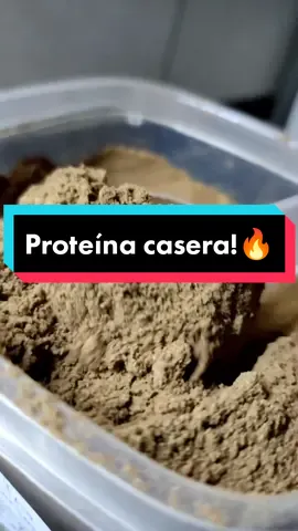 Te enseño a hacer la mejor proteína en polvo casera que vas a encontrar! Y además súper fácil y económica 💪🏻 #proteinaenpolvo #batidodeproteina #proteinasaludable #proteinavegetal 