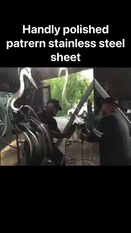 #stainlesssteel  #stainlesssteelplate  #stainlesssteelsheet  #stainless  #artstainlesssteel  Handly polished pattern stainless steel sheet,do you like it ?