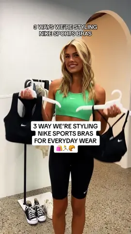 Living in activewear every chance we get 🖤 Who can relate? Shop our fave Nike Sports Bras online now via link in bio 🎾 #stylingactivewear #sportswear #nike #stylingtips #activewear #athleisure #FitTok #citybeachaustralia 