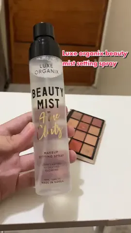 Luxe Organix beauty mist by Anne Clutz #anneclutz #settingspray #beautymist #fyp 