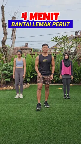 4 MENIT TABATA KHUSUS PERUT #bakarlemak #perut #senam #zumba 