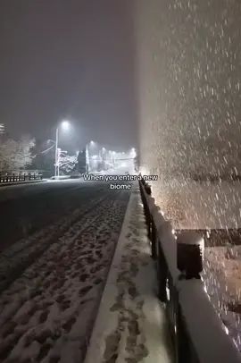 When you enter a new biome