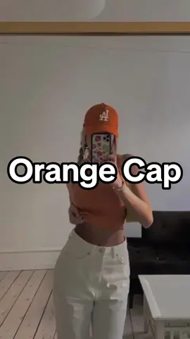Orange Cap 🧡🧢👒 #ridioutfit #orangecap #capgirl #capstyle 
