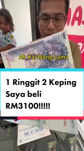 1 Ringgit 2 Keping saya beli RM3100!!!! @Ah Kai Wang Lama Selangor  @Ah Kai Wang Lama Perak  #WangLama #Malaysia #WangLamaMalaysia #DuitLama #SyilingLama #Collection #Koleksi #DuitMalaysia #高价收购旧钞票 #收购旧钞票 #高价收购旧钞 #Antik #收购旧硬币 #AhKai #AhKaiWangLama #JualBeliDuitLama #Penang #Selangor #Perak 