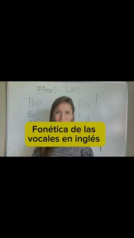 Sonidos cortos y largos. #englishteacher #LearnOnTikTok #aprendeconmigo 