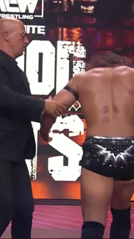 Last week, #DonCallis removed #KonosukeTakeshita from #AEWDynamite #BloodAndGuts ! #aew #allelitewrestling #prowrestling #thegoldenelite #blackpoolcombatclub 