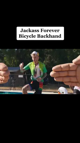 Jackass Forever Bicycle Backhand. #jackass #forever #funny #knoxville #stevo #fyp #viral #fail #mgk #machinegunkelly 