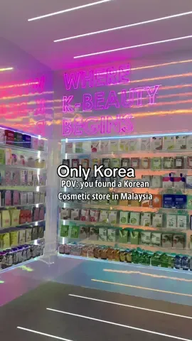 POV : you found a Korea cosmetic store in Malaysia 🇰🇷 💅They sell a wider range of Korean cosmetic. This is definately heaven for those into Korean products.  💇🏻‍♀️There's also a K-Salon. 📍This is Only Korea #KLFoodie #fyp #Korean #Cosmetics #BukitJalil #Shopping #female #KoreanBeauty #KCosmetics #Beauty #SkinCare #SouthKorea #MakeUp #OnlyKorea #ThingsToDo #KSalon 