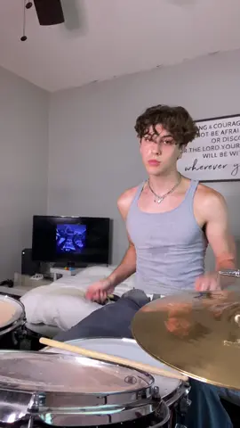 playing drums is a workout 