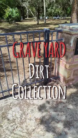 Graveyard dirt collection 2 #graveyard #gravetok #graveyardirt #witchtok #withcraft #voodoo #fypシ #witchtiktok #witches 