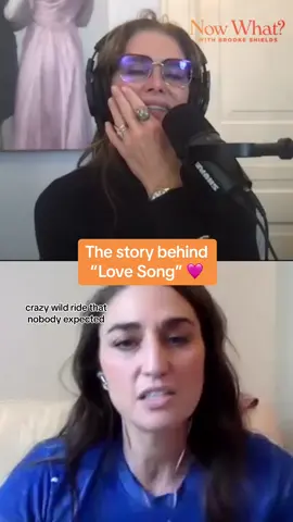 I am still reminiscing on this incredible conversation with @sarabareilles ... listen to her wonderful words of wisdom on this episode of #NowWhat? 🧡 #sarabareilles #lovesong #podcast #brookesheilds 