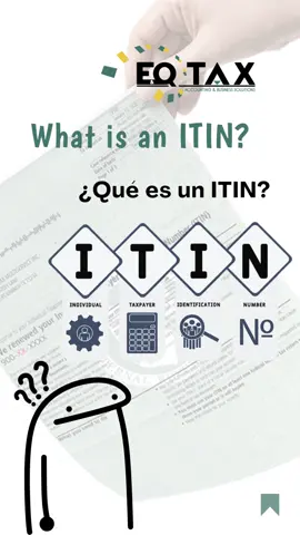 What is an ITIN? and for what I can use one? Watch until the end! #ITIN #IRS #TAXES  #LOAN  #inmigrante  #inmigrantesenusa #ACCOUNTING #MORTGAGE #eqtax #SSN #SOCIALSECURITY
