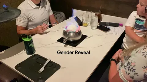 When you make reservations at The Melting Pot and tell them you’re bringing an envelope to find out the gender of your second baby and they go ABOVE AND BEYOND to make it the most special evening! 🥹 @The Melting Pot Restaurants 