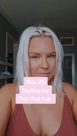 Daily hair routine for thin fine hair. Today is a half uodo for my flat hair #diyhairschool #finehairtips #flathairhack 