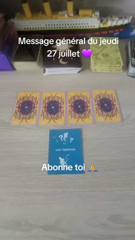 message général du jeudi 27 juillet #tiragedujour #tirageaujourdhui #cartomencienne🔮 #tiragedecartes @sandrinemjel 