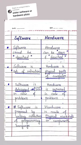 Replying to @cutegirl7382  Software & Hardware #fyp #student #studymotivation #fschool #studentlife #studygram #studyhacks #studywithme #studytok #StudyTips #studypackhack #computer #computerscience #computerscience #computers #computerengineering #computerclass #computerclasss #computerclass😊❣️ #computerclass😊😊 #computerclassmatiktok 