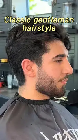 😍Classic man hair style #fyp #barber #hairstyle  #pulishairclipper #haircutmen #haircut