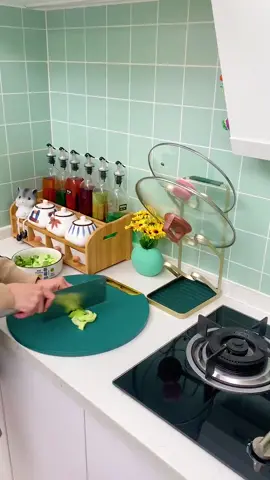 Rak penutup periuk tiga lapisa#goodthingstoshare #homegoods #fyp #lidrack #storage 