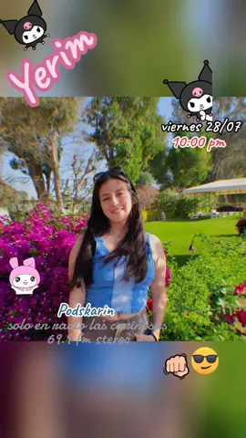Este viernes en Podskarin @Yerim de Kuromi 🐰😈💜🖤 