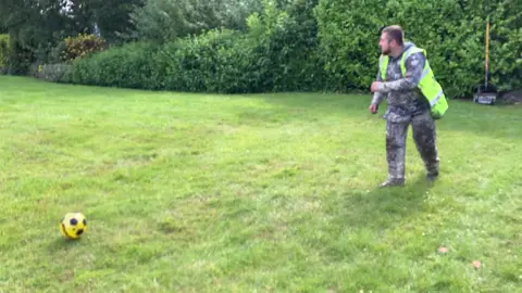 Mans tripping over spiders #painters #bellends #funny #fail 