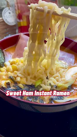 DIY ramen? Pwede yan tulad ng Ramen with a twist ni @Chef Beng Velarde made with CDO Sweet Ham! Kain Love talaga! #FoodieTokPH 