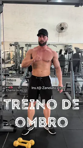 #treinodeombro completo Ou vai preferir fazer aquele treino que parece todo igual e que voce nao sabe o motivo de ser dawuele jeito  #treino #ombro #dica #treinodeombro #vitaodicas #academia #musculacao #bodybuilding #shape #ombrocebola 